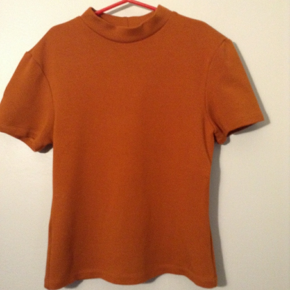 American Apparel Orange Rust Top